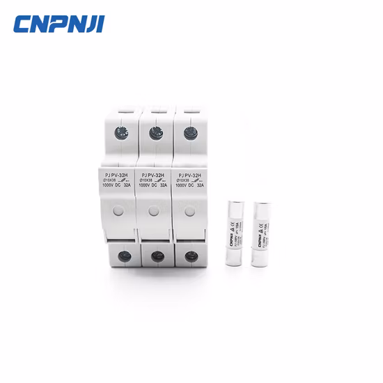 China Professional Manufacturer Solar PV DC 1p 32A 1000V Fuse Holders and Fuse for PV System with Good Price