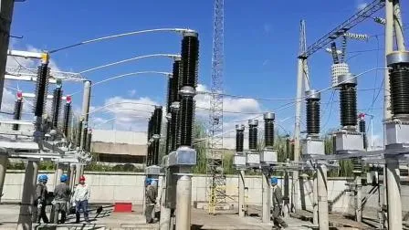 126kv Sf6 스프링 메커니즘이 있는 라이브 탱크 단로기 스위치 Hv 회로 차단기